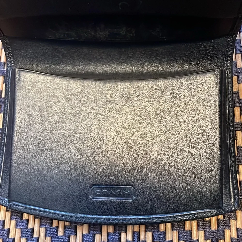 Vintage Coach Madison collection Leather card case wallet 4484 made in Italy